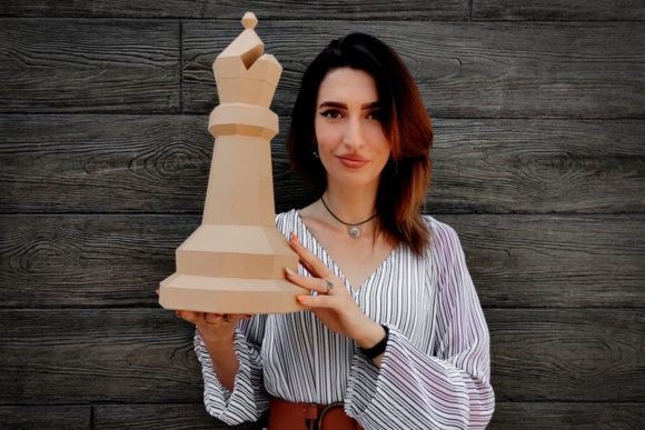 Bishop 3D Chess Set Paper Craft Guide