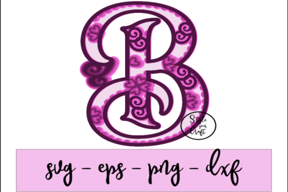 Bringing Depth to Decor with a 3D Multilayer Letter B