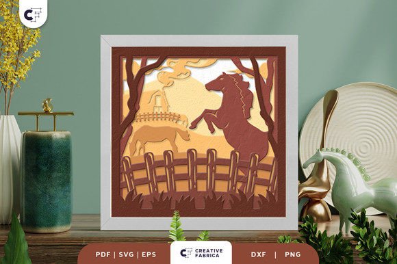 Bringing the Ranch to Life: A Guide to 3D Layered Papercut Art