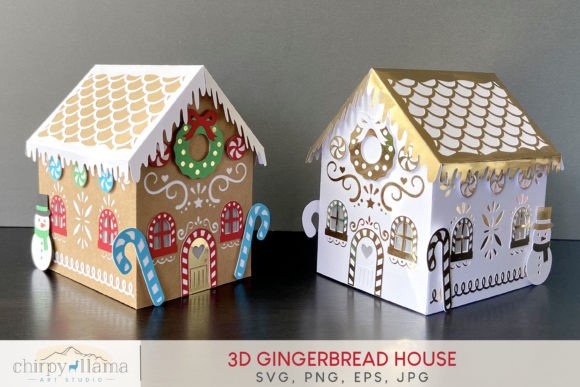 Crafting a 3D Gingerbread House SVG Centerpiece