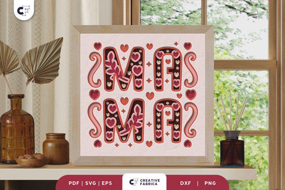 Crafting Depth and Emotion with the Floral Mama 3D Shadow Box Paper Cut