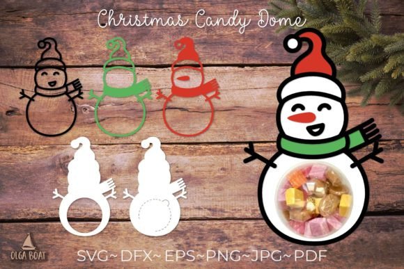 Crafting Magic: The 3D Snowman Christmas Candy Dome Holder
