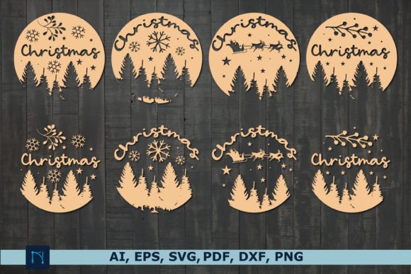 Elevate Holiday Designs with 3D SVG Bundles