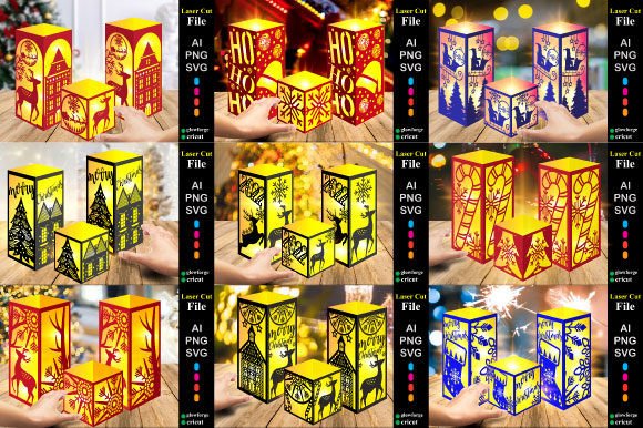 Elevating Holiday Design: The Strategic Value of the 20 Christmas 3D Lantern SVG Bundle