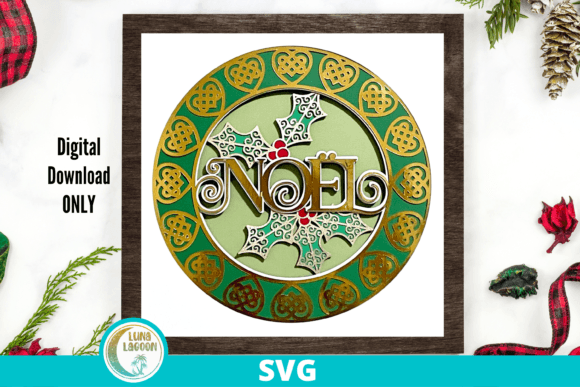 Elevating Holiday Narratives: The Strategic Value of the 3D NOEL SVG for Shadow Box