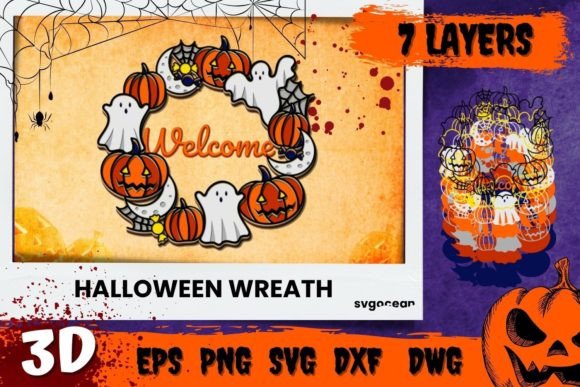 Mastering the 3D Welcome Halloween Wreath SVG for Seasonal Decor