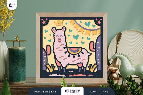 Mastering the Llama 3D Shadow Box Paper Cut SVG for Stunning Layered Art