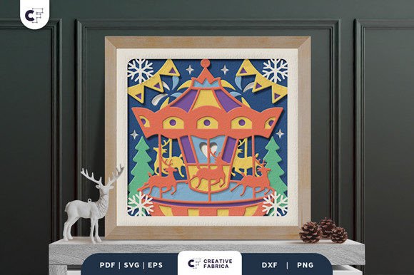 Redefining Dimensional Storytelling with the Winter Wonderland 3D Shadow Box