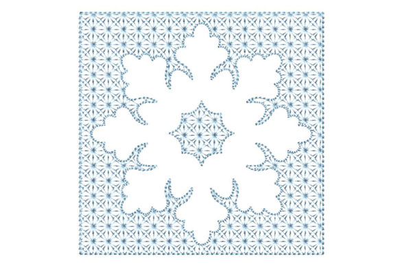 Snowflake 3D Effect Christmas Embroidery Guide