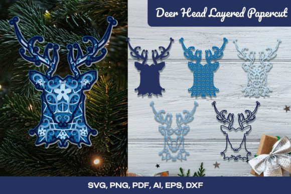 Unlocking Dimension: A Guide to the Floral Deer Head 3D Layered SVG